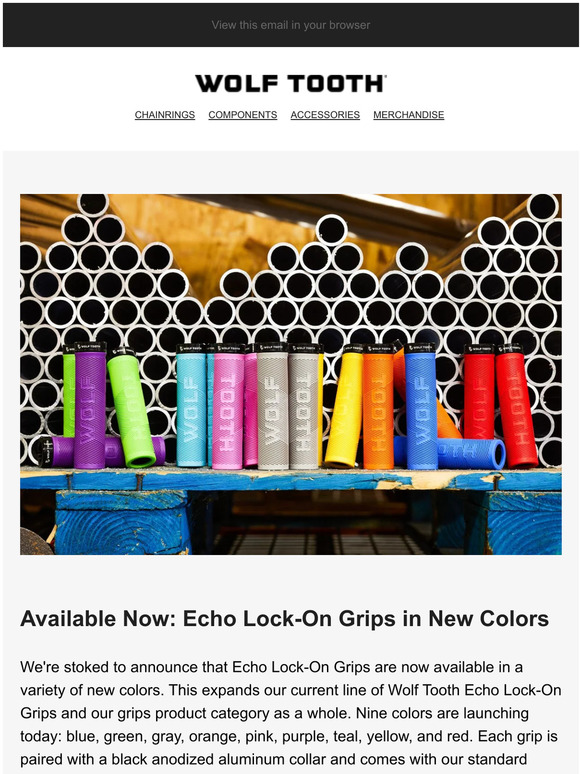 Available Now: Echo Lock-On Grips in NEW Colors