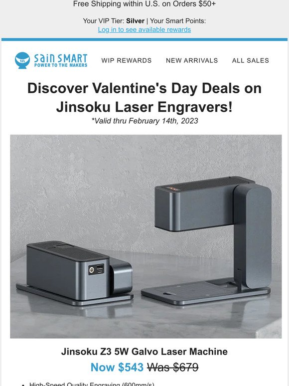 ♡ ♡ Sweet Deals on Galvo & Gantry Laser Engravers!