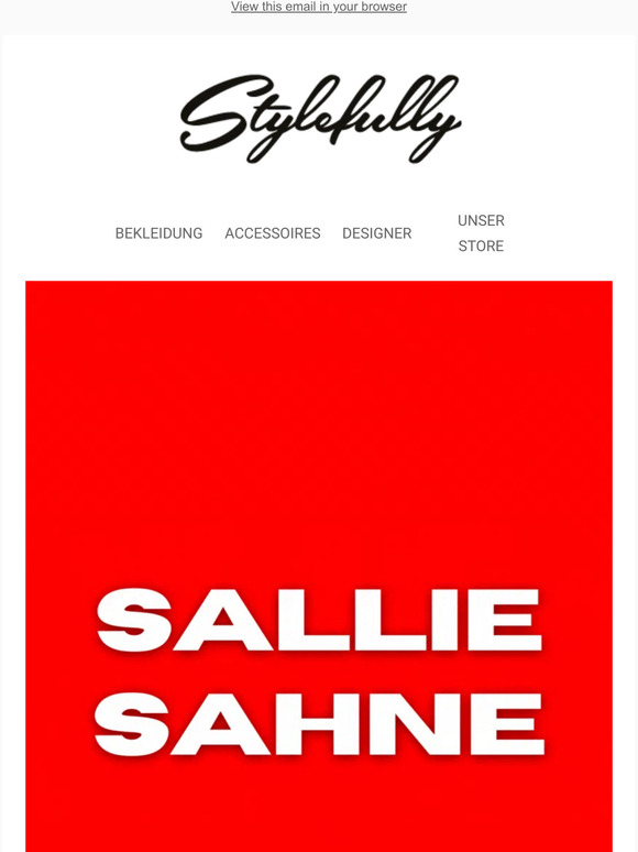 🚨 SALE: 70% AUF SALLIE SAHNE