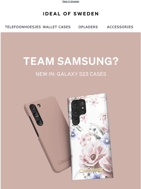 NIEUW BINNEN! Samsung S23 accessoires