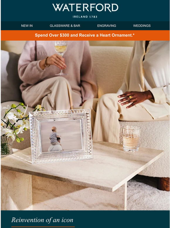 Waterford Framing precious moments in stunning crystal Milled