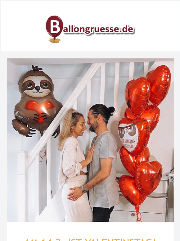 Am 14.2. ist Valentinstag!