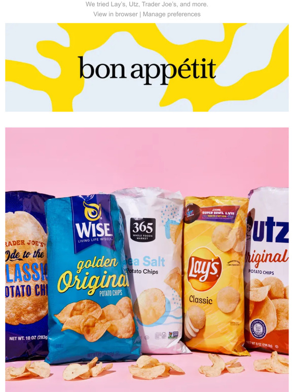Bon Appétit We Blind Taste Tested 7 Potato Chip Brands Milled