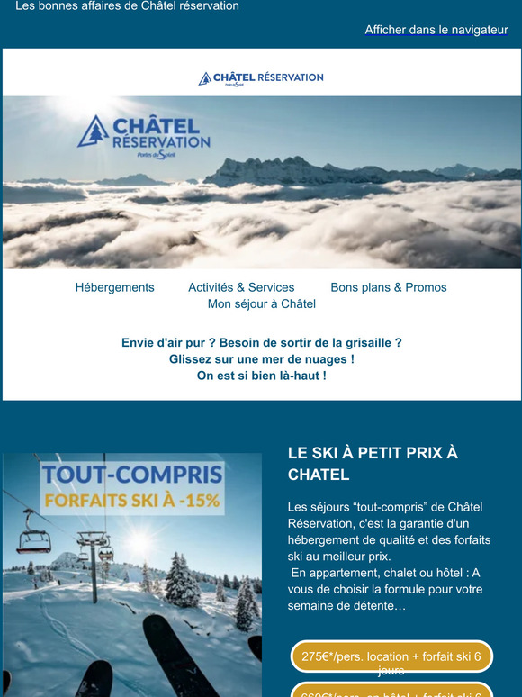 Au-dessus de la mer de nuages....
