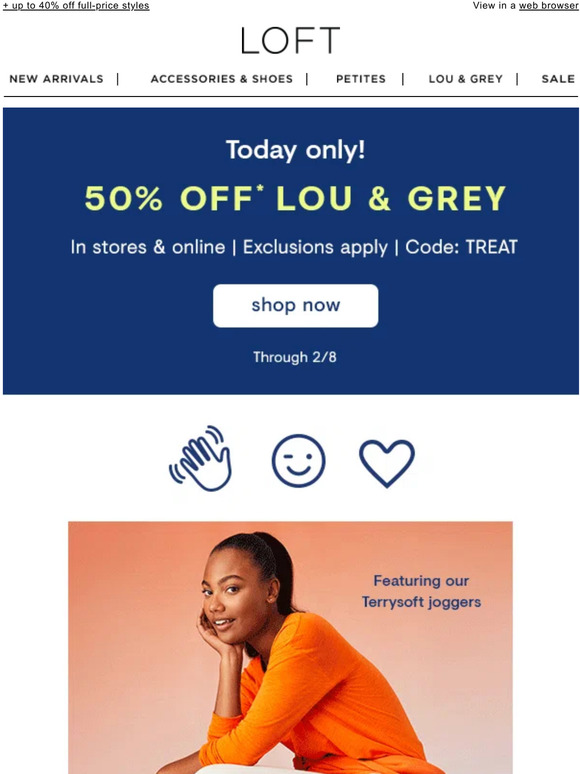 Lou & Grey Email Newsletters Shop Sales, Discounts, and Coupon Codes