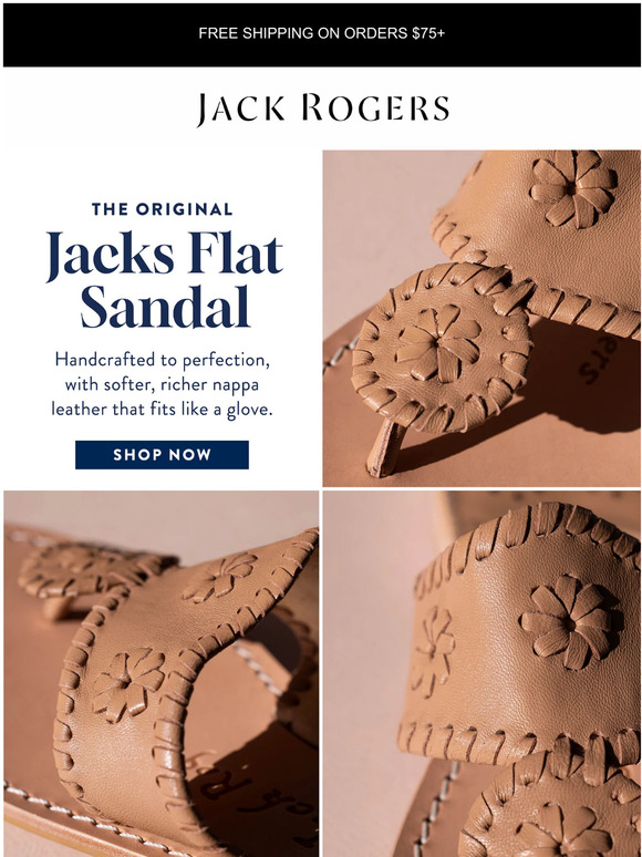 Jack Rogers Meet Our New & Improved Jacks! Milled