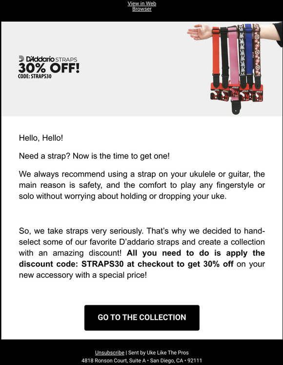 Need a Strap? 30% off! Check this out!!