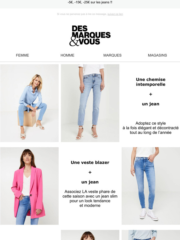 JEANS : Les looks intemporels...