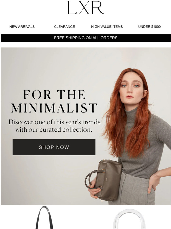 Trend Alert: The Minimalist
