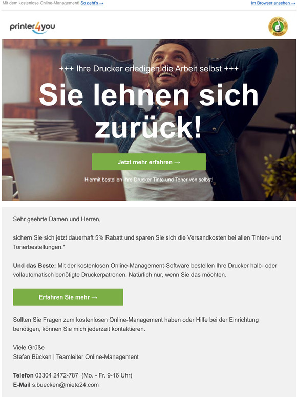 Jetzt dauerhaft 5% und Versandkosten sparen