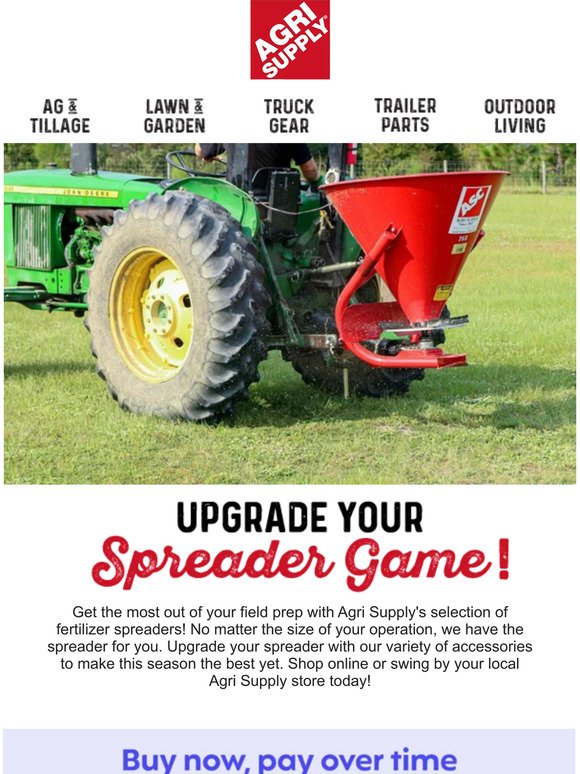 Upgrade Your Operation's Spreader Game!