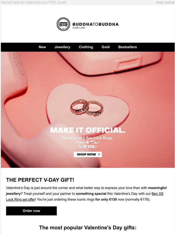 Shop in time for Valentine’s day