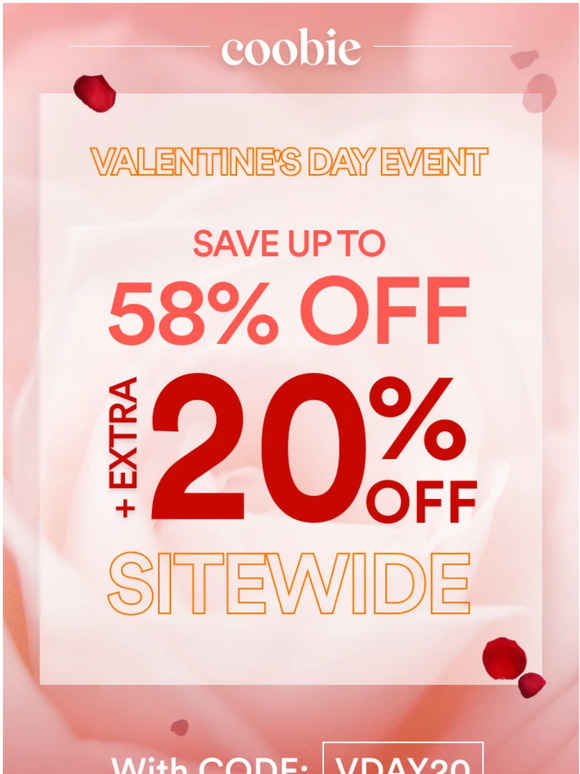 Coobie Valentine's | 58% OFF CLEARANCE+ EXTRA 20% OFF SITEWIDE