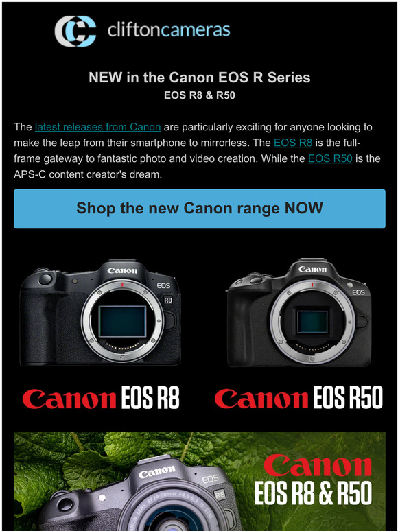 NEW from Canon 📸 EOS R8 & R50