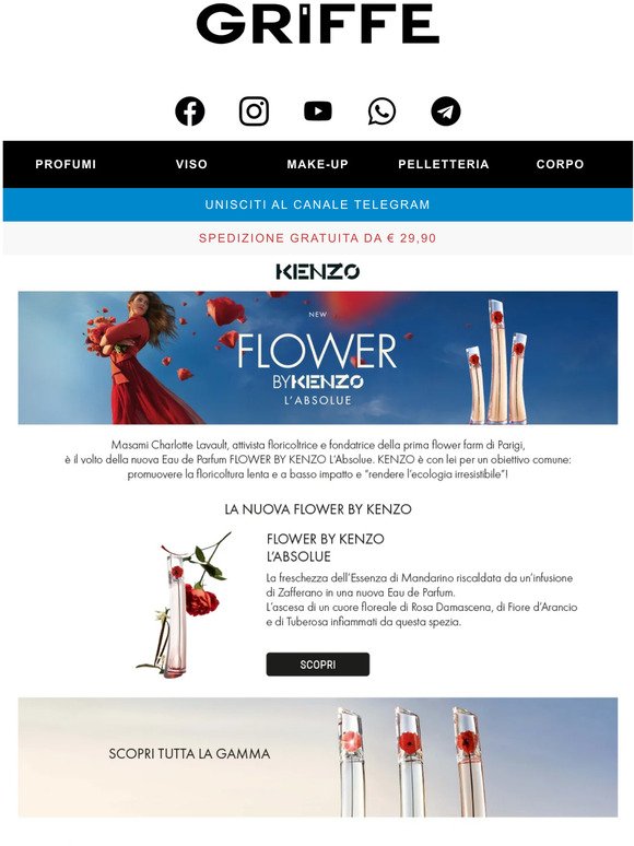 Lasciatevi sedurre dalla nuova Eau de Parfum FLOWER by KENZO L'Absolue😍