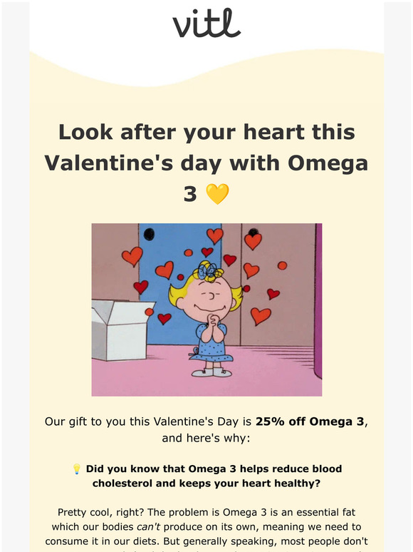 💛  Look after your heart this Valentine's day