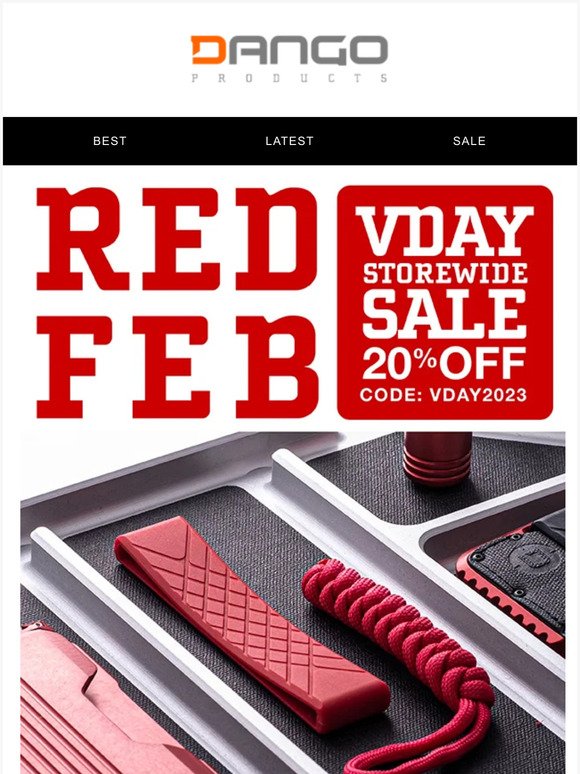 ❤️February Reds -20% off - code: VDAY2023