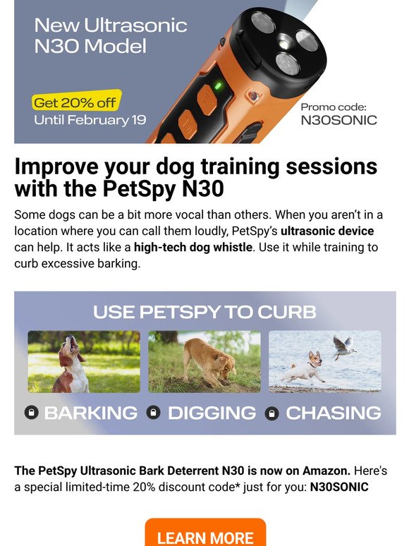 Get 20% Off PetSpy’s New Device until Feb 19
