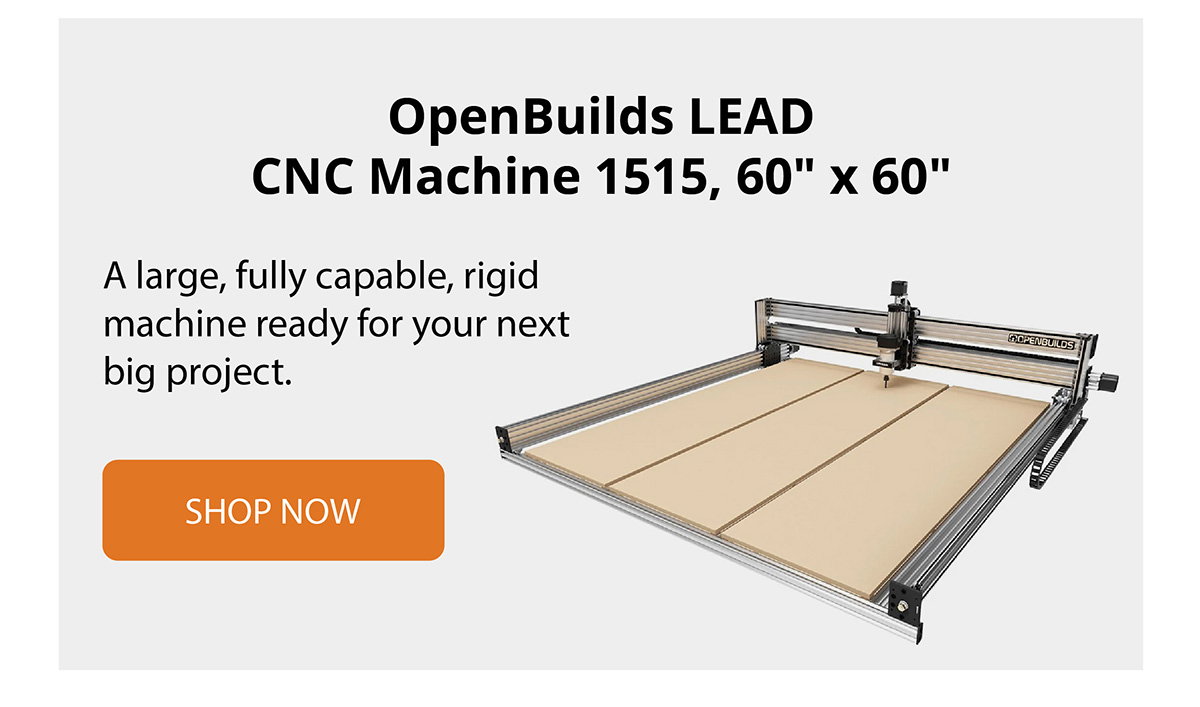 OpenBuilds LEAD CNC Machine 1515, 60" x 60"