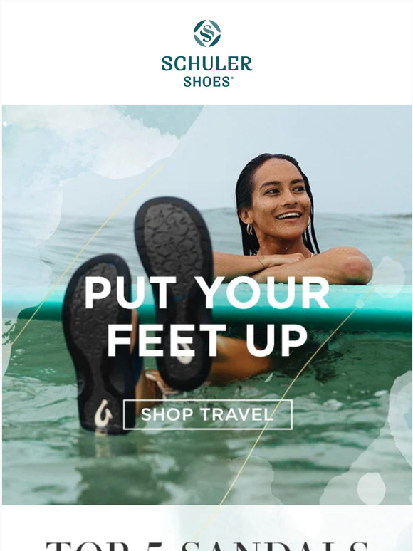 Schuler Shoes Sun, shore, and sandals Milled