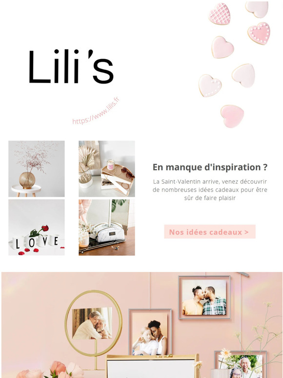 Le Cadeau parfait pour la Saint-Valentin est chez Lili's ! 💝