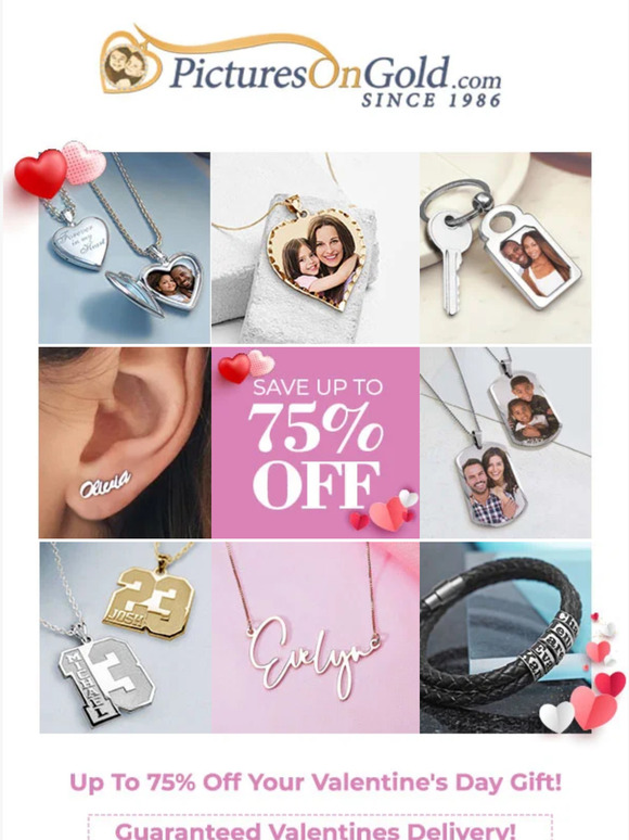 🔴 Hey, Save Up To 75% Off Your Valentine's Day Gift!