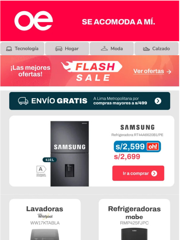 ¡WOW!🤩 mira estas ofertas que trae el FLASH SALE⚡