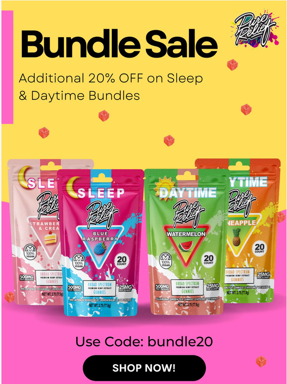 Get Additional 20% OFF All Daytime & Nighttime Bundles! 🎁