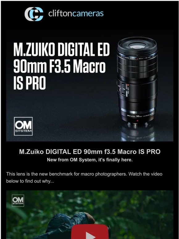 NEW 😍 OM System 90mm Macro Lens