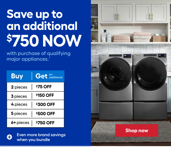 Lowes RIGHT NOW save big on appliances. Milled