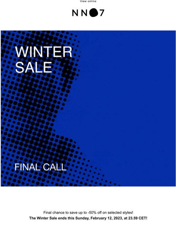 Final Call - Up to 50% Off