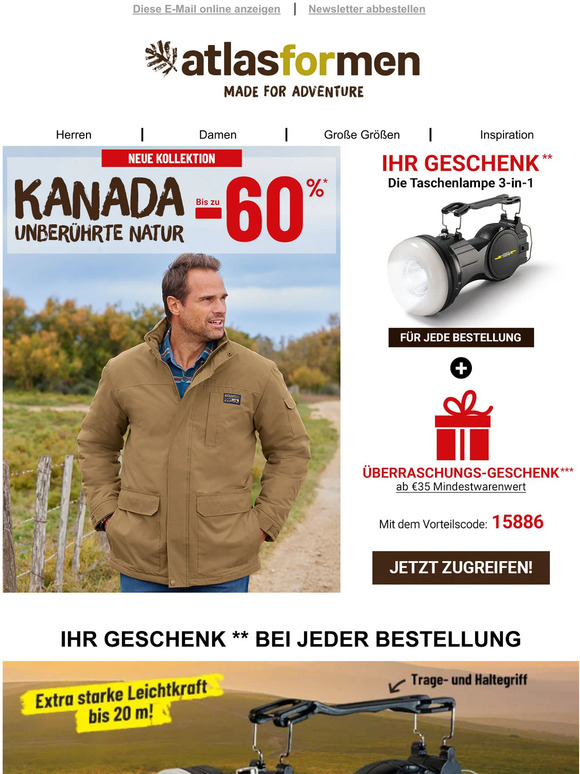 Atlas for Men Entdecken Sie die neue Kollektion Milled