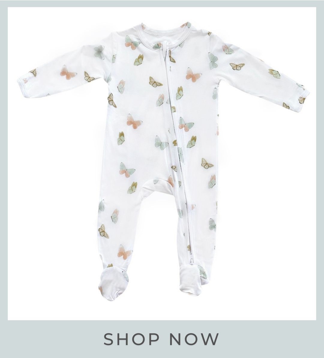 shop butterflies footie