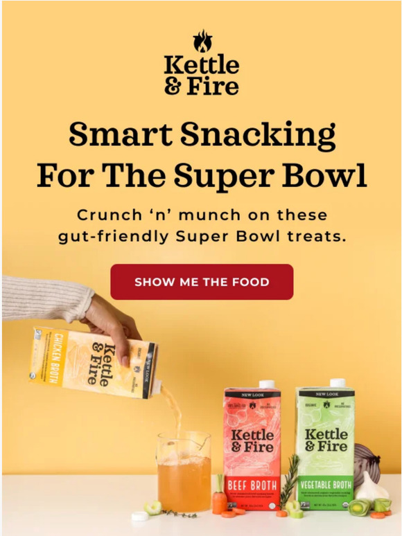 Kettle & Fire Recipe Roundup Super Bowl Supersnacks Milled
