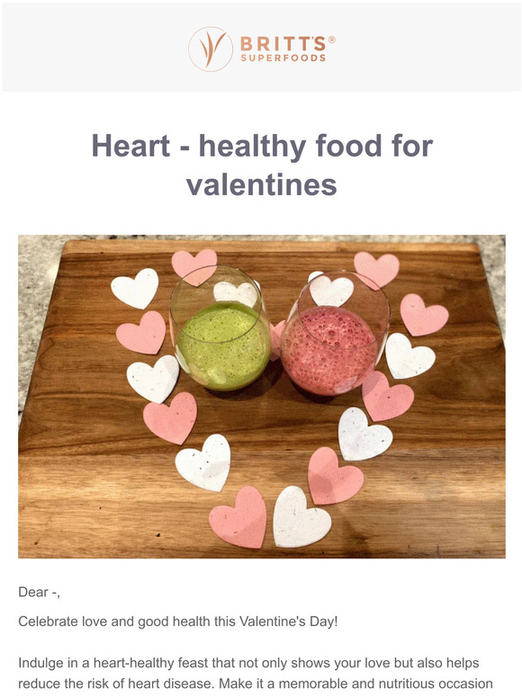 Heart healthy food for valentines 🥗
