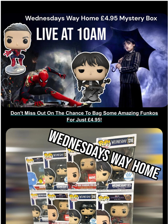 🎻🕷️£4.95 Wednesdays Way Home Mystery Box