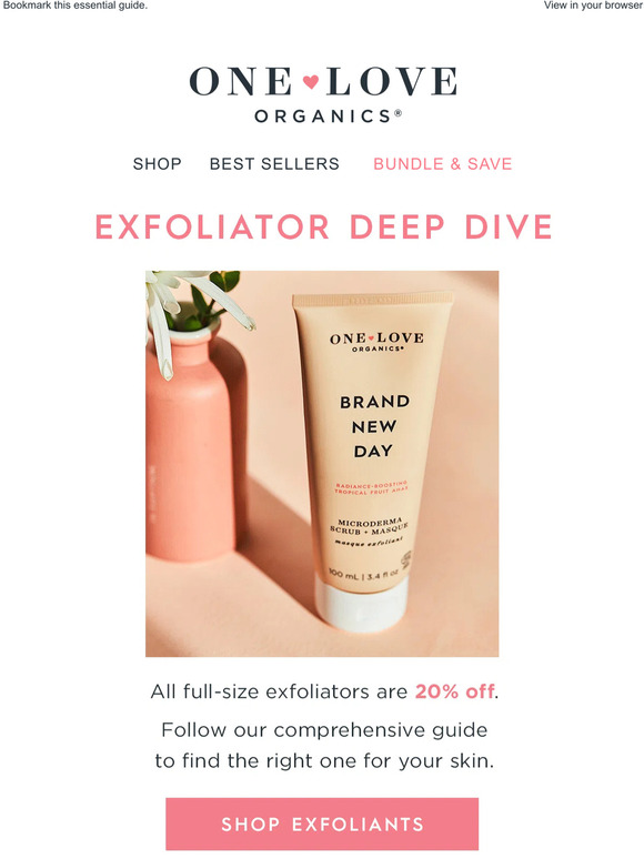 One Love Organics Which Exfoliator is Right For YOU? Milled