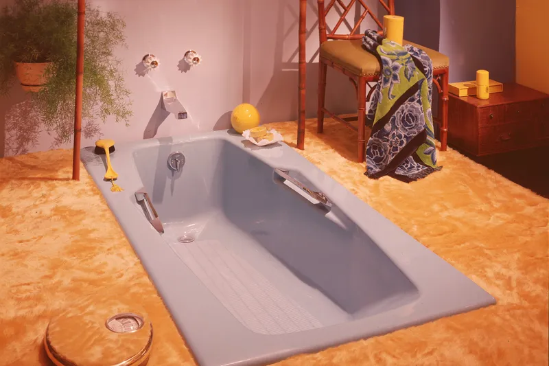 Architectural Digest Is WalltoWall Bathroom Carpet Due for a