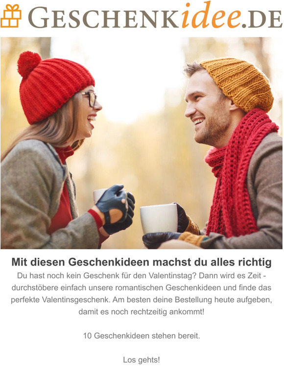 🎁 10 romantische Geschenkideen für [Valentinstag 2023]