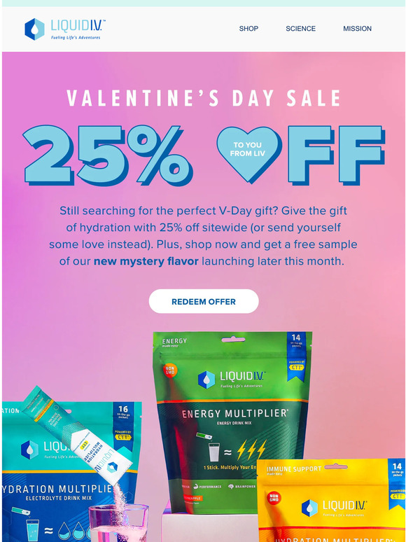 Liquid IV Email Newsletters Shop Sales, Discounts, and Coupon Codes