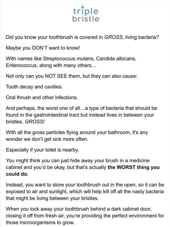 What’s REALLY growing on your toothbrush?
