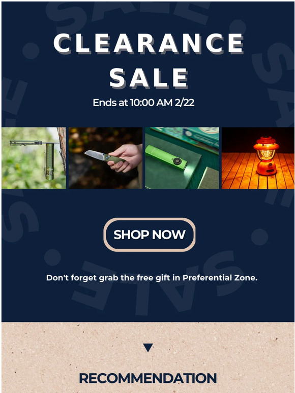 Clearance Sale Starts Now | Crazy Discount