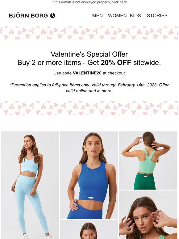 Valentine's Day Special Offer! ❤ Buy 2 or more items, get 20% OFF