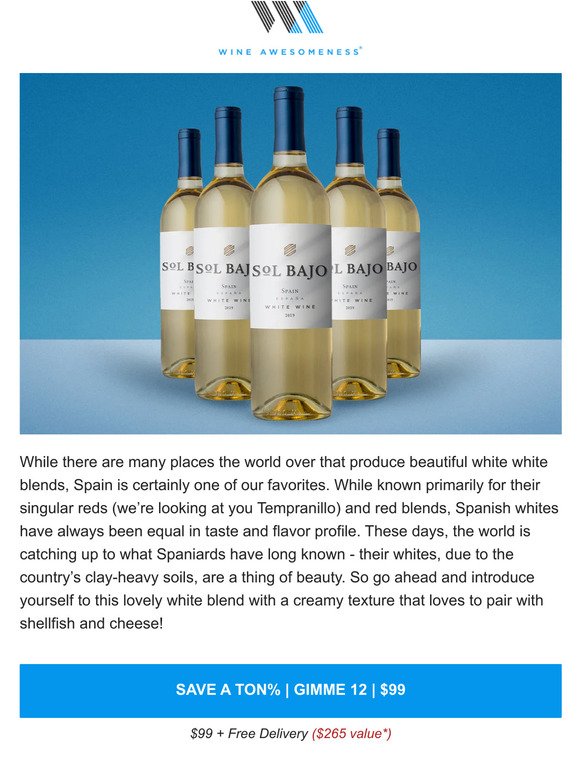 a white blend like a tastebud trip to 🍋 heaven... $99 cases