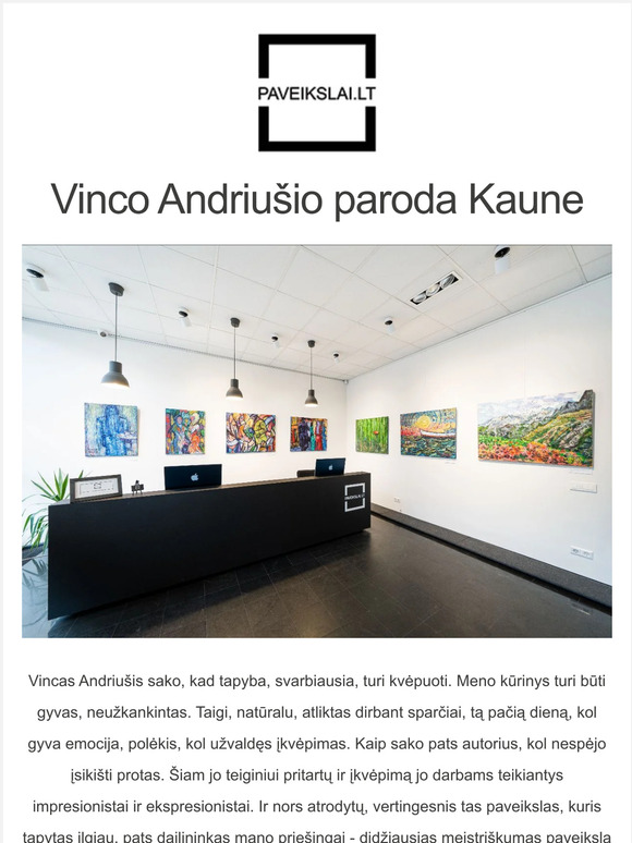 💨 Vincas Andriušis - tapyba turi kvėpuoti