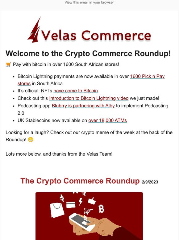 🛒 Pay with bitcoin in over 1600 South African stores!