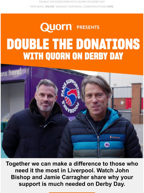 Liverpool FC: Help Support Foodbanks with Jamie Carragher, John Bishop ...