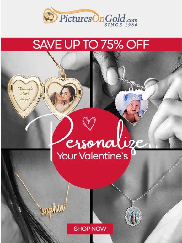 🔴 Hey, Personalize Your Valentine's Day!