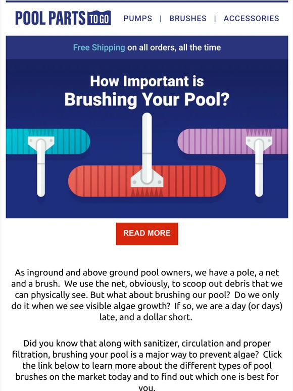 Pool Parts To Go How Important is Brushing Your Pool? 🤔 Milled