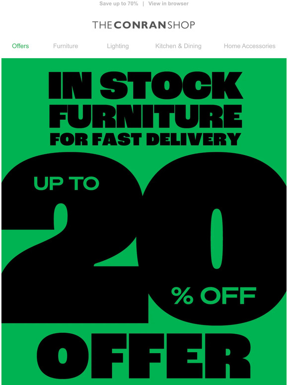 The Conran Shop New Offers Are Here! Milled
